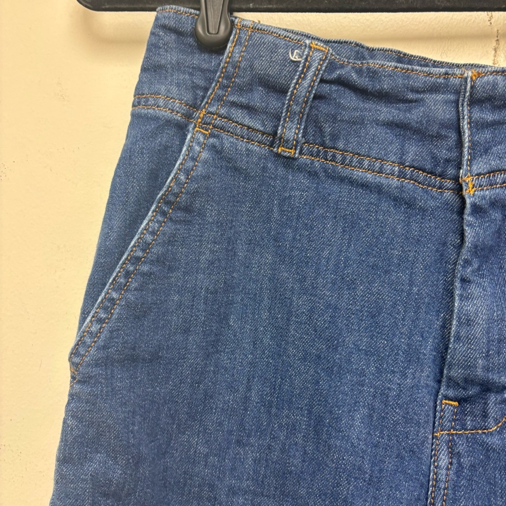Anthropologie Pilcro Maisy Relaxed Cuff Mid Rise Straight Leg Jeans - Picture 6 of 16